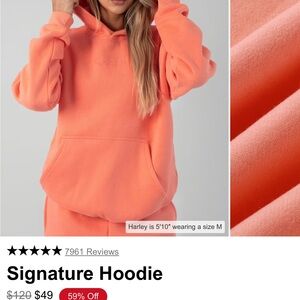 Signature Women's Coral Hoodie